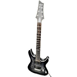 Used Schecter Guitar Research Used Schecter Guitar Research C1 Platinum Trans Black Solid Body Electric Guitar