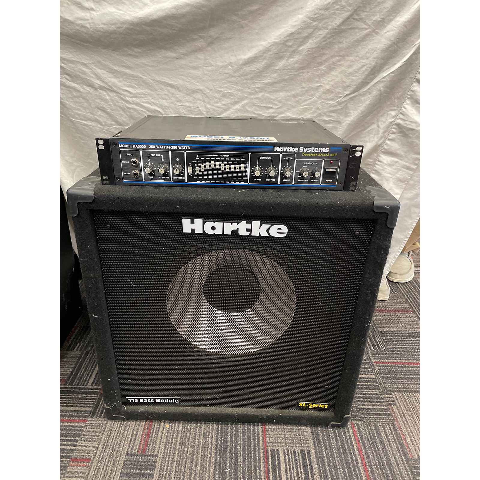 Used Hartke HA5000 & XL115