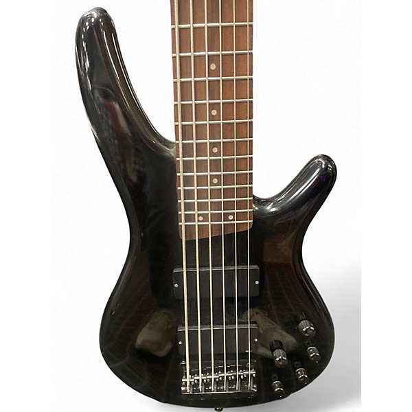 Used Ibanez SR406 Black Electric Bass Guitar