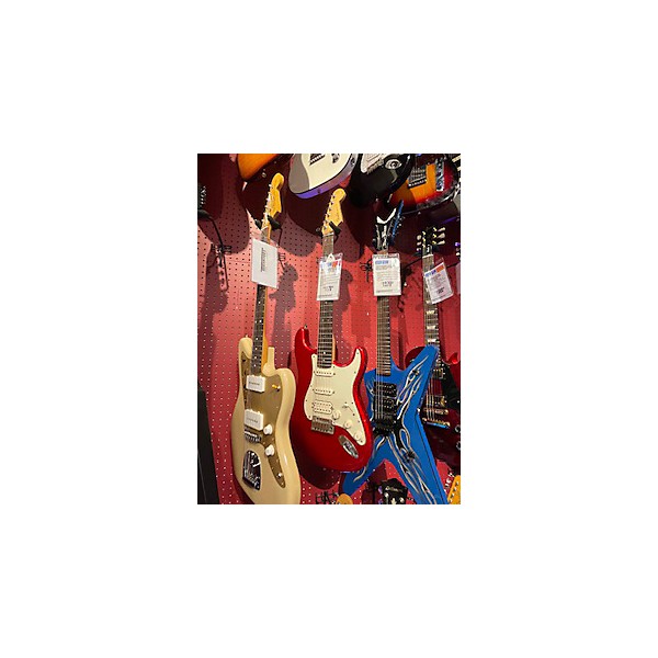 Used Fender Used Fender American Deluxe Fat Stratocaster Candy Apple Red Solid Body Electric Guitar