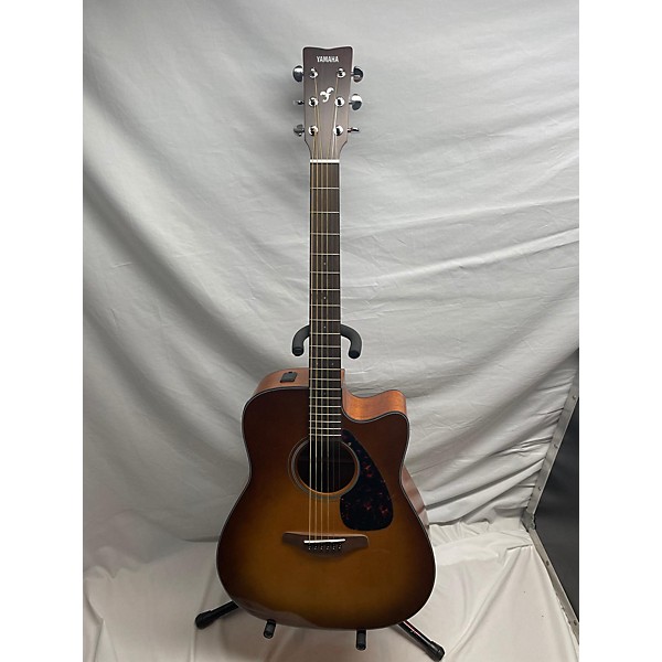 Used Used Yamaha FGX800C Sandburst Acoustic Electric Guitar