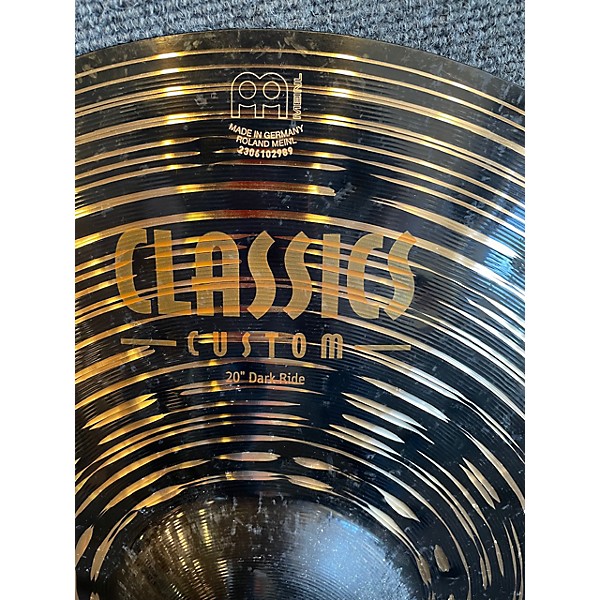 Used MEINL 20in Classic Custom Dark Ride Cymbal