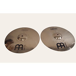 Used MEINL 14in Classic Custom Medium Hi Hat Pair Cymbal