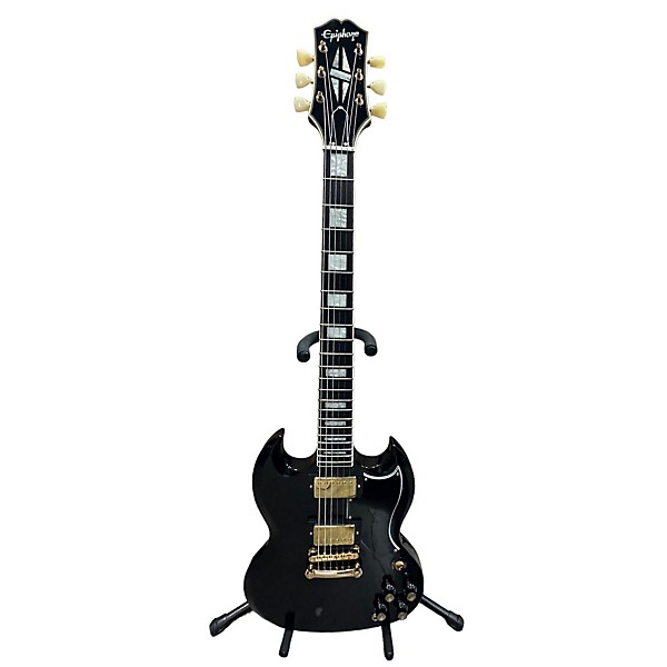 Used Epiphone Used Epiphone Les Paul Custom SG Black Solid Body Electric Guitar