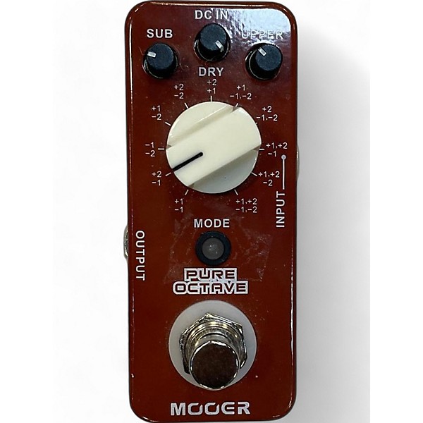 Used Mooer PURE OCTAVE Effect Pedal