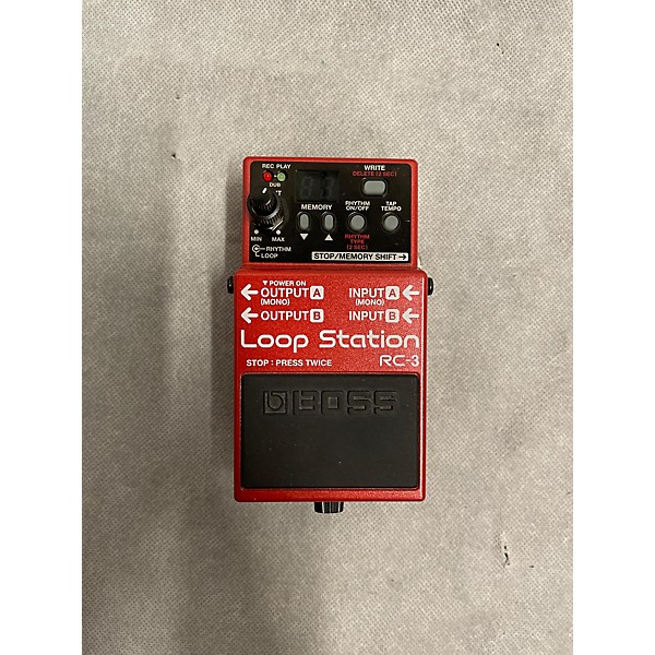 Used BOSS RC3 Loop Station Pedal