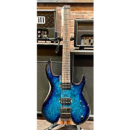 Used Kiesel Used 2023 Kiesel Hk Headless 6 String FMT Neckthru Trans Aqua Burst Solid Body Electric Guitar