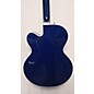 Used Gretsch Guitars Used Gretsch Guitars G6130TG-PE-AZM Blue Hollow Body Electric Guitar