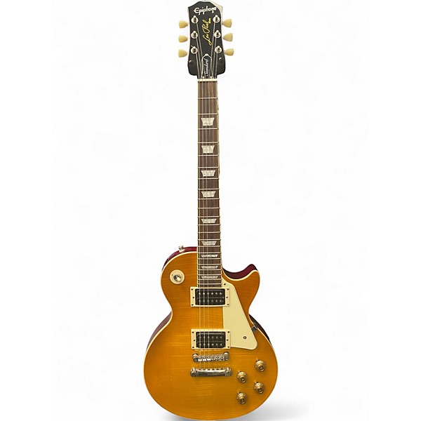 Used Epiphone Les Paul Standard Lemon Burst Solid Body Electric Guitar