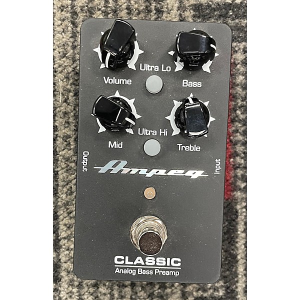 Used Ampeg Classic Analog Bass Preamp Pedal Pedal