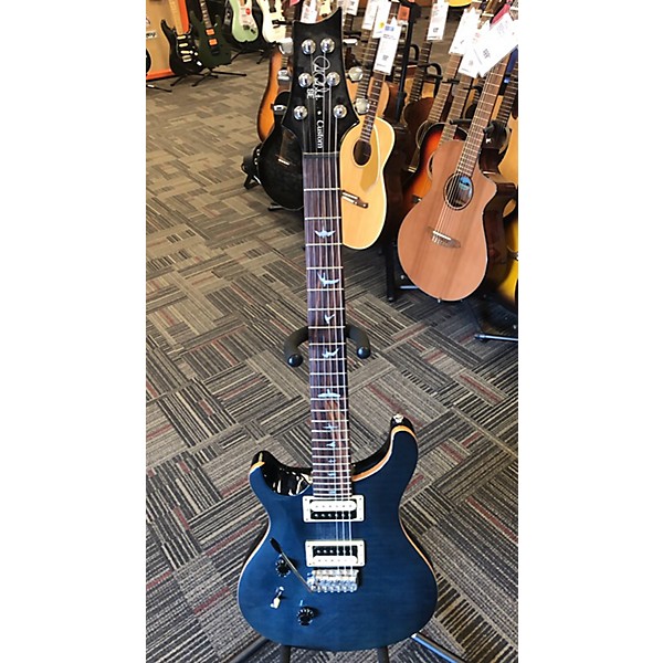 Used PRS Used PRS Custom 24 Left Handed Whale Blue Electric Guitar