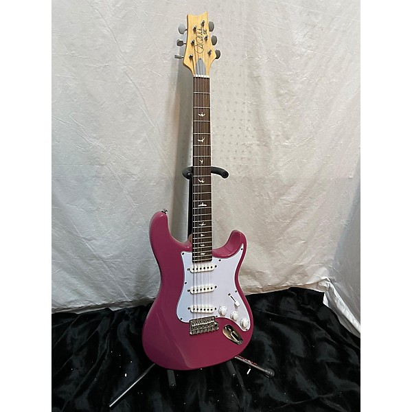 Used PRS Used PRS SE Silver Sky Pink Solid Body Electric Guitar