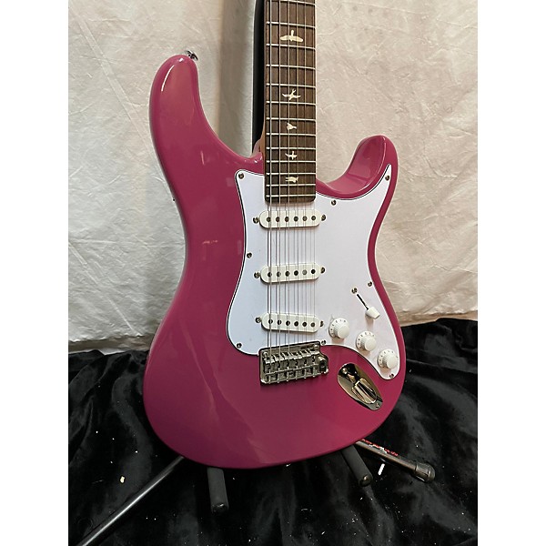 Used PRS Used PRS SE Silver Sky Pink Solid Body Electric Guitar