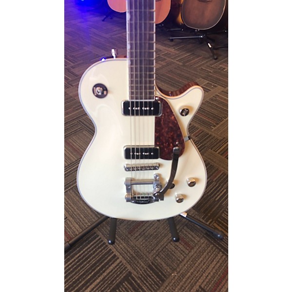 Used Gretsch Guitars Used Gretsch Guitars G5210T-P90 Vintage White Solid Body Electric Guitar