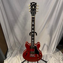 Used Gibson ES339 Satin Red Hollow Body Electric Guitar