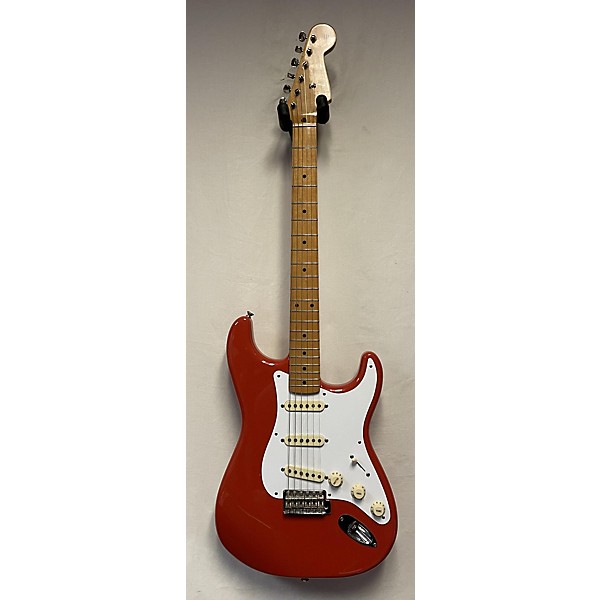 Used Fender Vintera 50s Stratocaster Flat Red Solid Body Electric Guitar