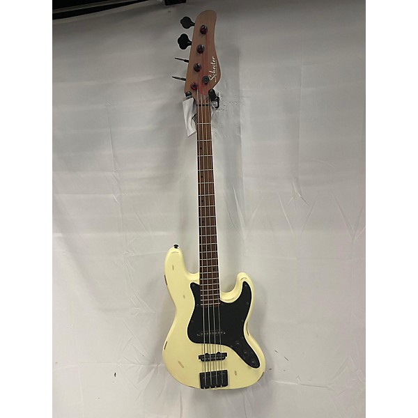 Used Schecter Guitar Research Used Schecter Guitar Research Nikki Sixx Signature Antique White Electric Bass Guitar