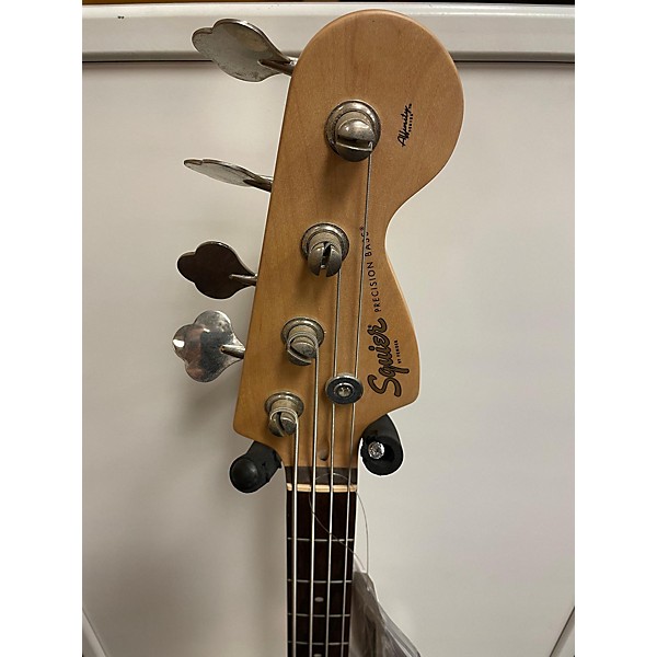 Used Squier Precision Bass Electric Bass Guitar White Guitar Center
