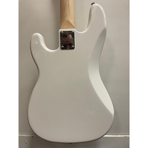 Used Squier Precision Bass Electric Bass Guitar White Guitar Center