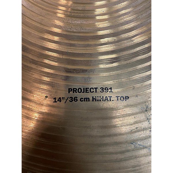 Used Zildjian 14in Sound Lab Project 391 Hi Hat Top Cymbal