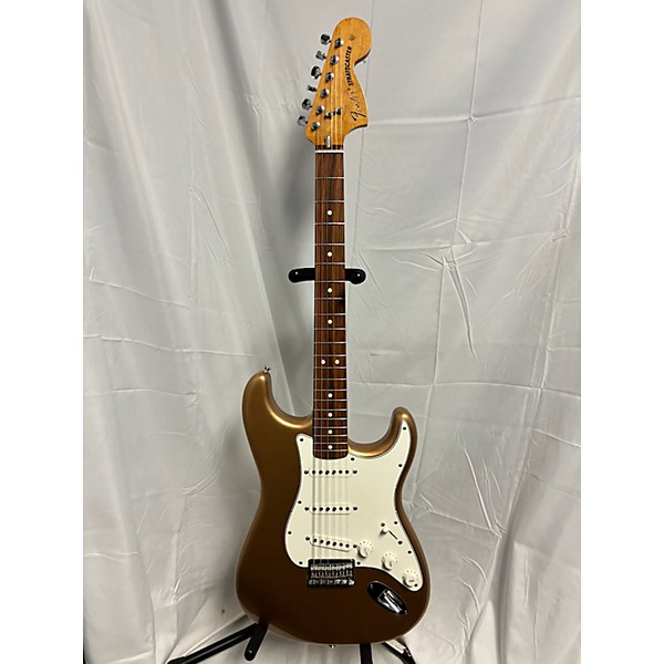 Used Fender Used Fender Limited Edition Vintera 70s Stratocaster Firemist Gold Solid Body Electric Guitar