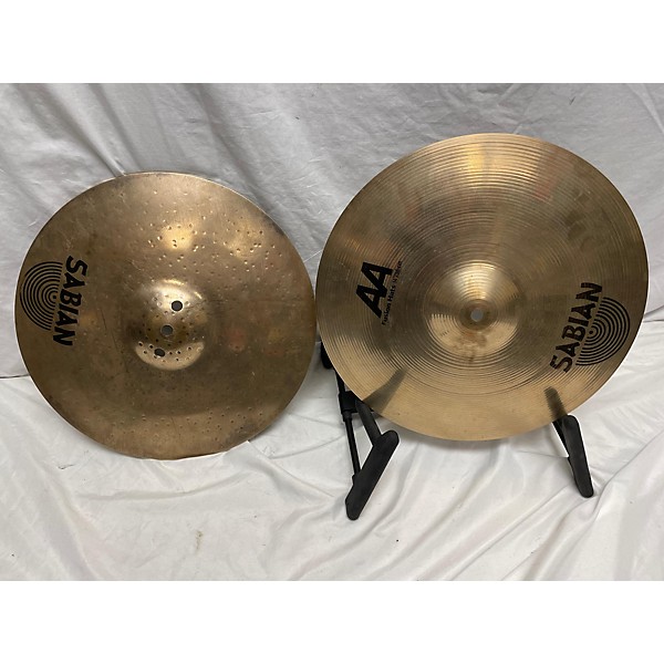 Used SABIAN 14in AA Fusion Hi Hat Set Cymbal