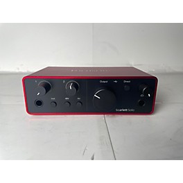 Used Focusrite Scarlett Solo Gen 4 Audio Interface