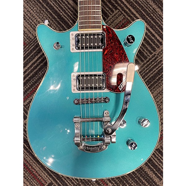 Used Gretsch Guitars Used Gretsch Guitars G5445T Blue Solid Body Electric Guitar