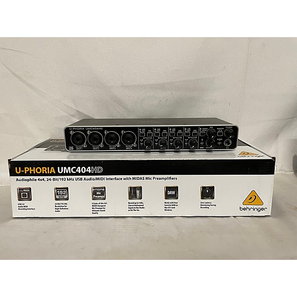 Used Behringer U-Phoria UMC404HD Audio Interface