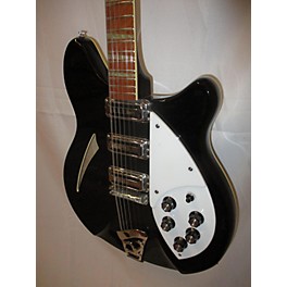 Vintage Rickenbacker Vintage 1988 Rickenbacker 370/12 Roger McGuinn Limited Edition Jetglo Hollow Body Electric Guitar