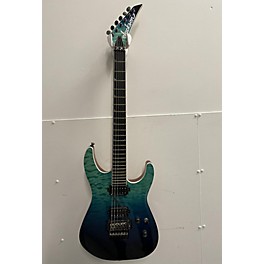 Used Jackson Used Jackson SL2Q Pro Series Soloist Aqua Solid Body Electric Guitar