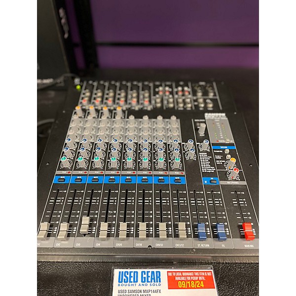 Used Samson MXP144FX Unpowered Mixer