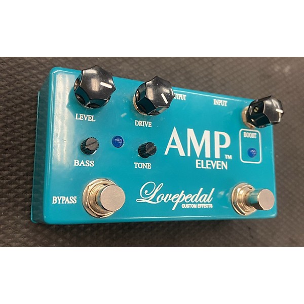 Used Lovepedal Amp Eleven Overdrive Boost Effect Pedal