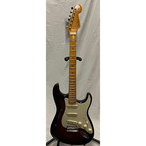 Used Fender Used Fender Eric Johnson Thinline Stratocaster 2 Color Sunburst Hollow Body Electric Guitar