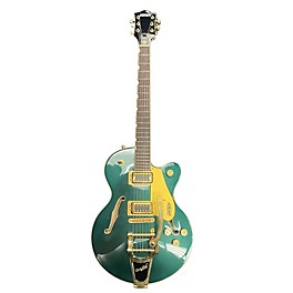 Used Gretsch Guitars Used Gretsch Guitars G5655TG Cadillac Green Hollow Body Electric Guitar