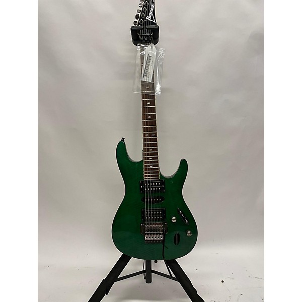 Used Ibanez Used Ibanez S470FM British Racing Green Solid Body Electric Guitar