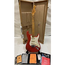 Used Fender Used 2023 Fender Custom Shop Limited Edition '56 Journeyman Relic Super Faded Aged Fiesta Red Solid Body Elect...