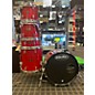 Used Used PACIFIC BY DW 5 piece DRUM SET Red Drum Kit