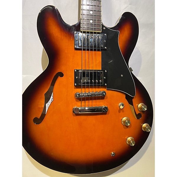 Used PEERLESS Used PEERLESS 335 HARDTAIL Vintage Sunburst Hollow Body Electric Guitar