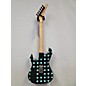 Used Kramer Used Kramer NightSwan Black/Blue Polka Dot Solid Body Electric Guitar