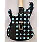 Used Kramer Used Kramer NightSwan Black/Blue Polka Dot Solid Body Electric Guitar