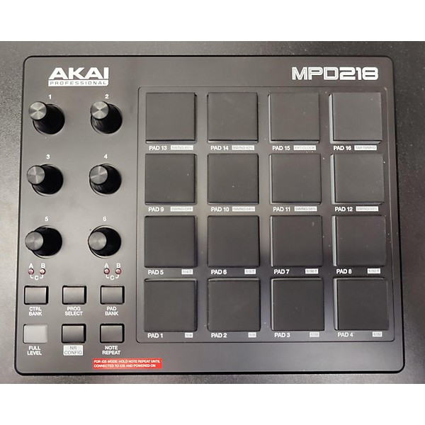 Used Akai Professional MPD218 MIDI Controller