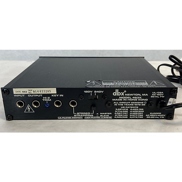 Used dbx 463x Noise Gate