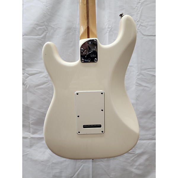 Used Fender Used Fender Artist Series Jeff Beck Stratocaster Olympic White Solid Body Electric Guitar