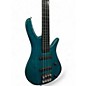 Used Zon Sonus 4 Fretless Blue Electric Bass Guitar