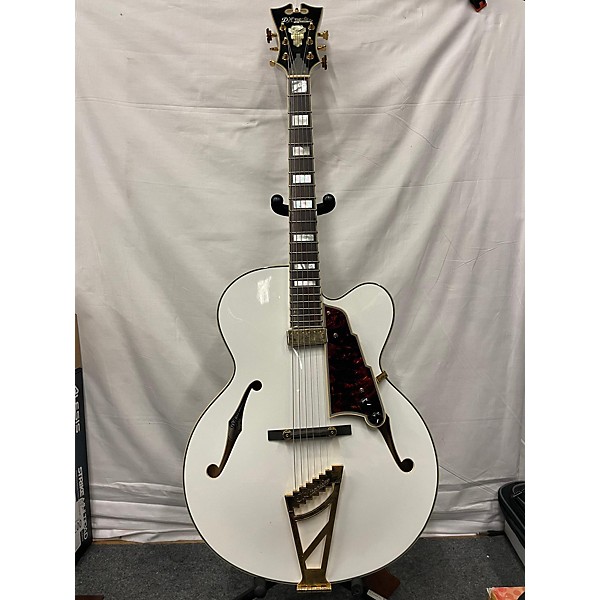 Used D'Angelico Used D'Angelico EXCEL EXL-1 CHAMPAIGNE WHITE Acoustic Electric Guitar