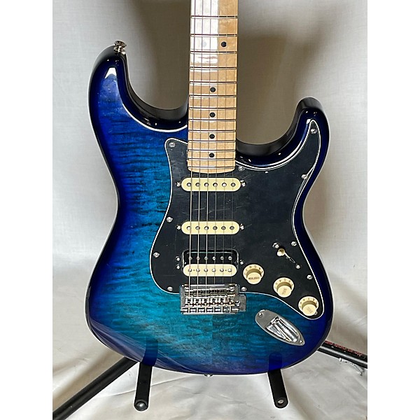 Used Fender Used Fender Player Stratocaster HSS Blue Burst Solid Body Electric Guitar