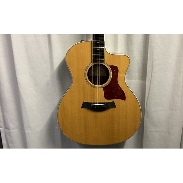 Used Taylor Used Taylor 214CE Deluxe Natural Acoustic Electric Guitar