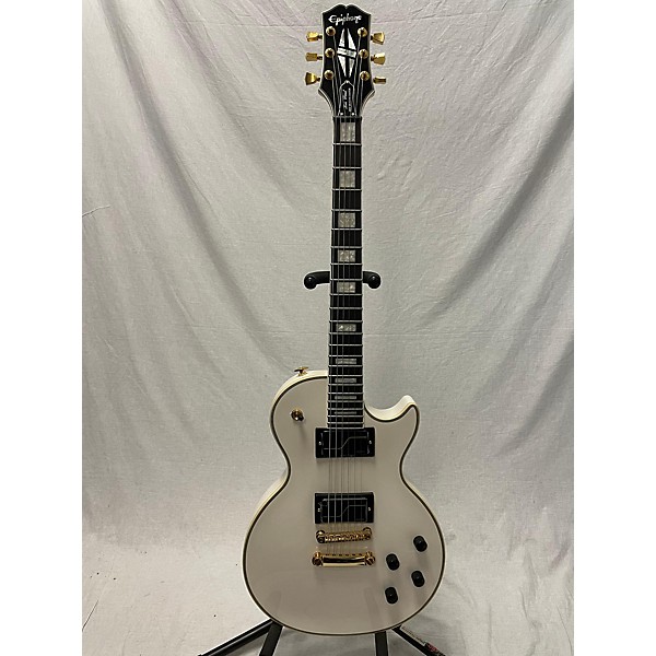 Used Epiphone Used Epiphone Les Paul MKH Custom Origins White Solid Body Electric Guitar