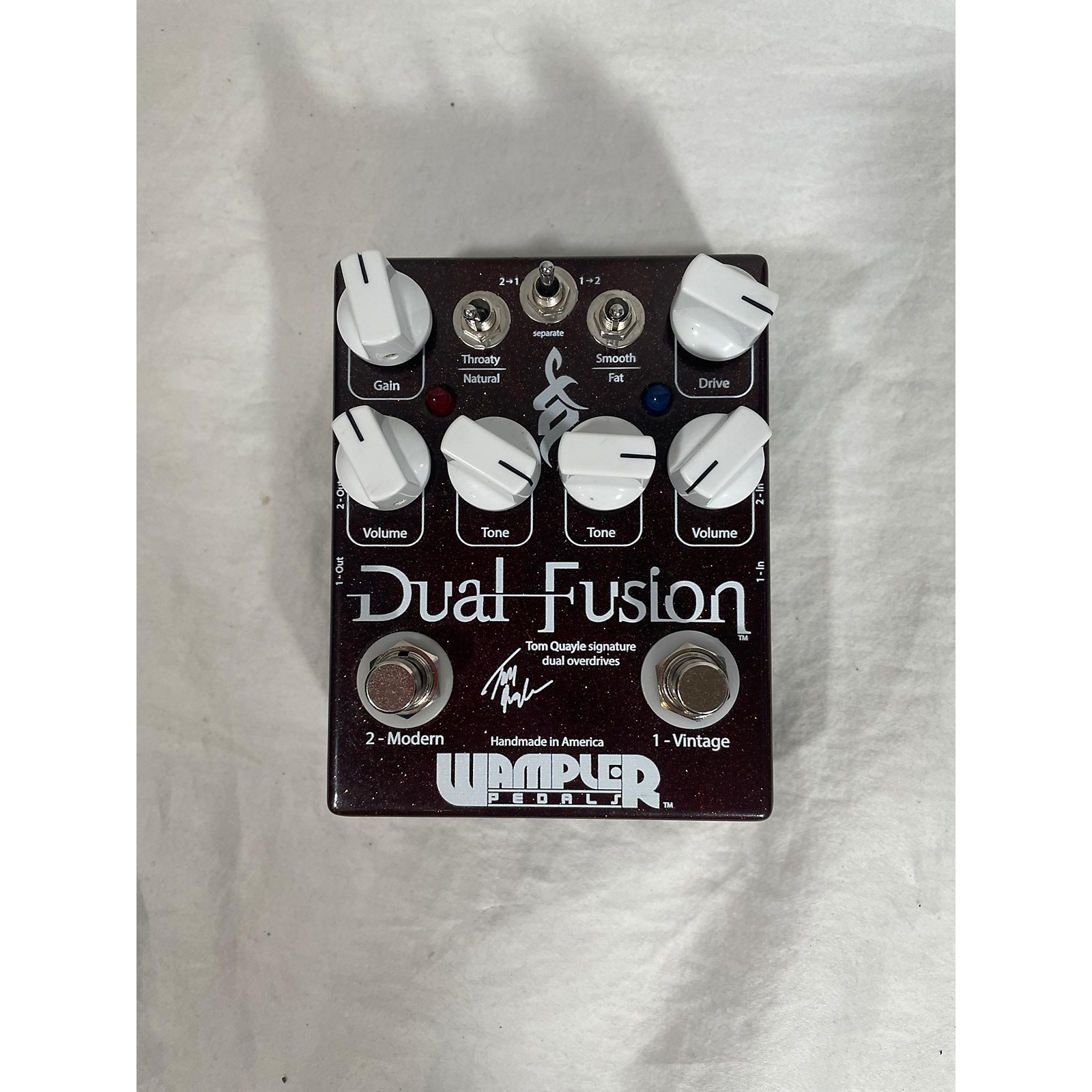 Used Wampler Dual Fusion Tom Quayle Signature Overdrive Effect Pedal |  Guitar Center